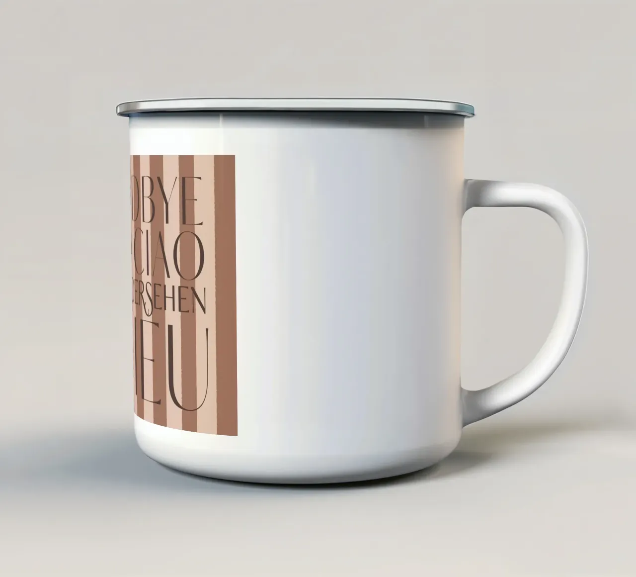 Addio 2025 - Coffee tazza in smalto da DesigndN Christmassy