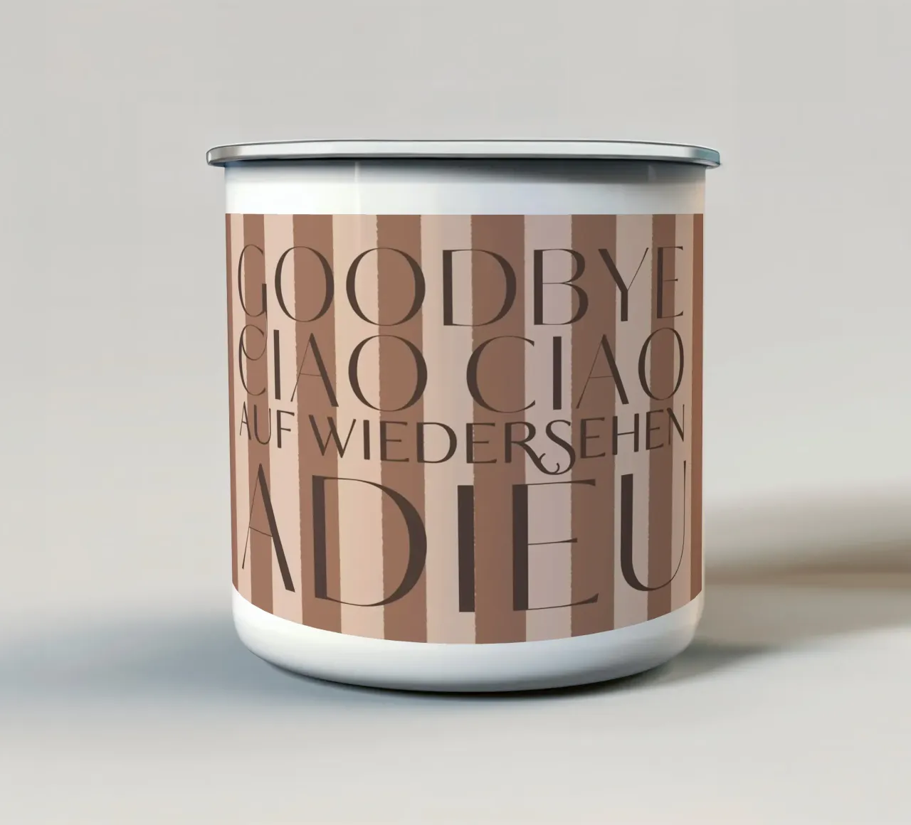 Addio 2025 - Coffee tazza in smalto da DesigndN Christmassy