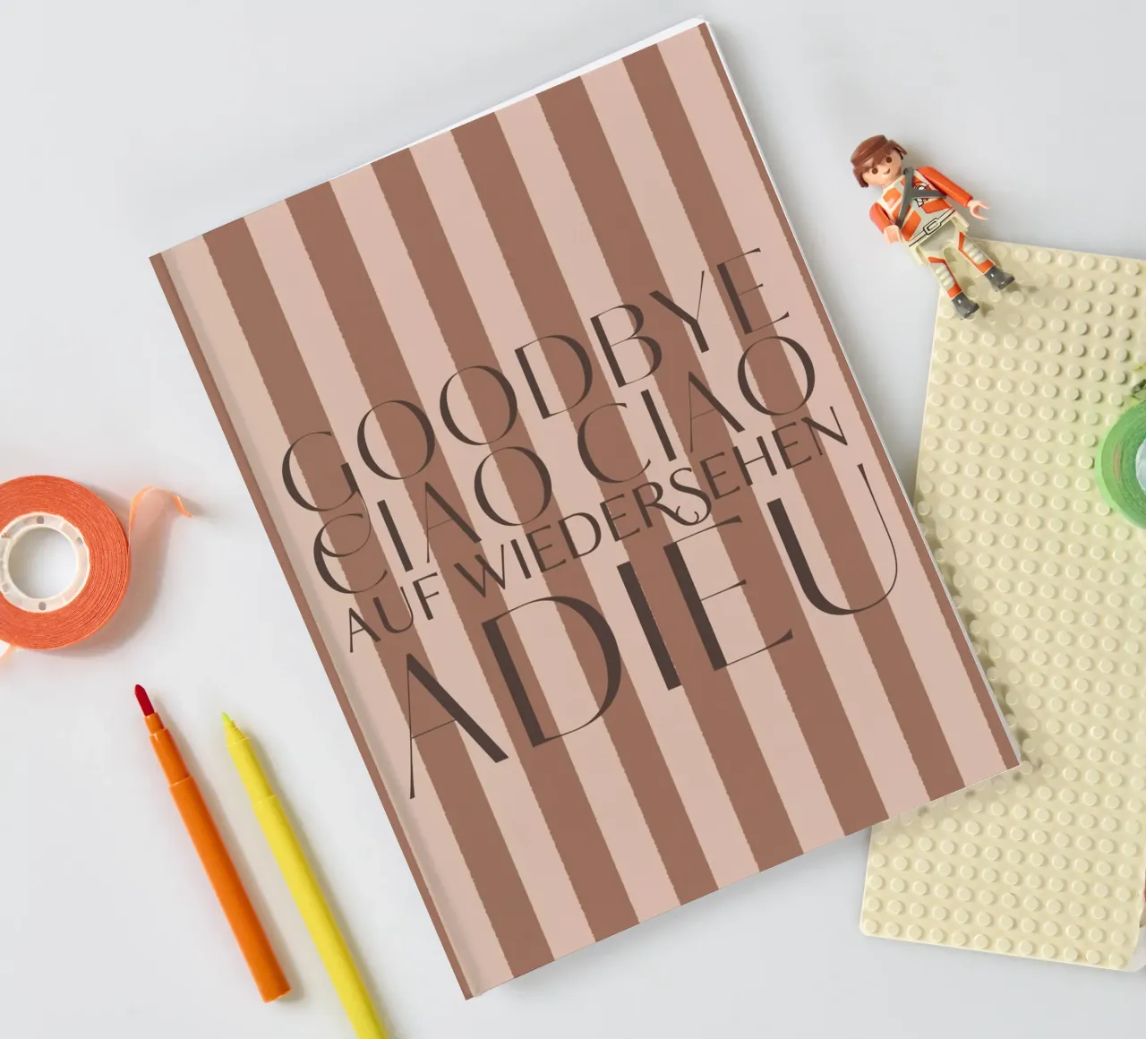 Addio 2025 - Goodbye Ciao Ciao Auf Wiedersehen Adieu diario da DesigndN Christmassy