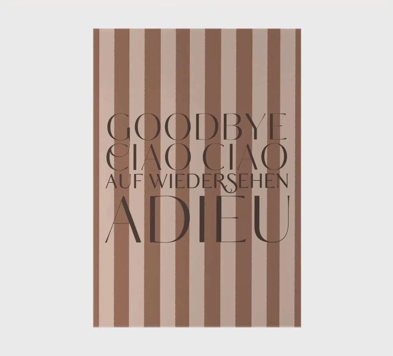 Addio 2025 - Goodbye Ciao Ciao Auf Wiedersehen Adieu diario da DesigndN Christmassy