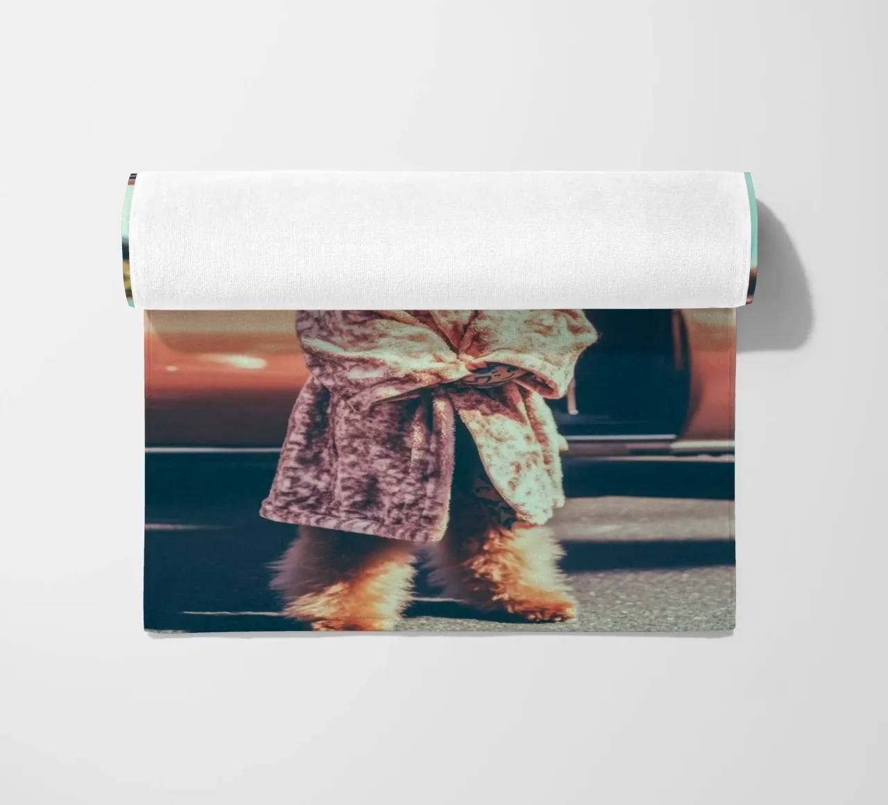 Finn beach towel by Affiches Chien Originales – Dogland