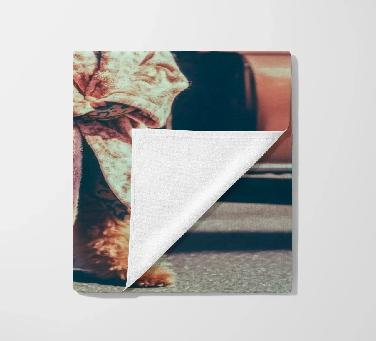 Finn beach towel by Affiches Chien Originales – Dogland