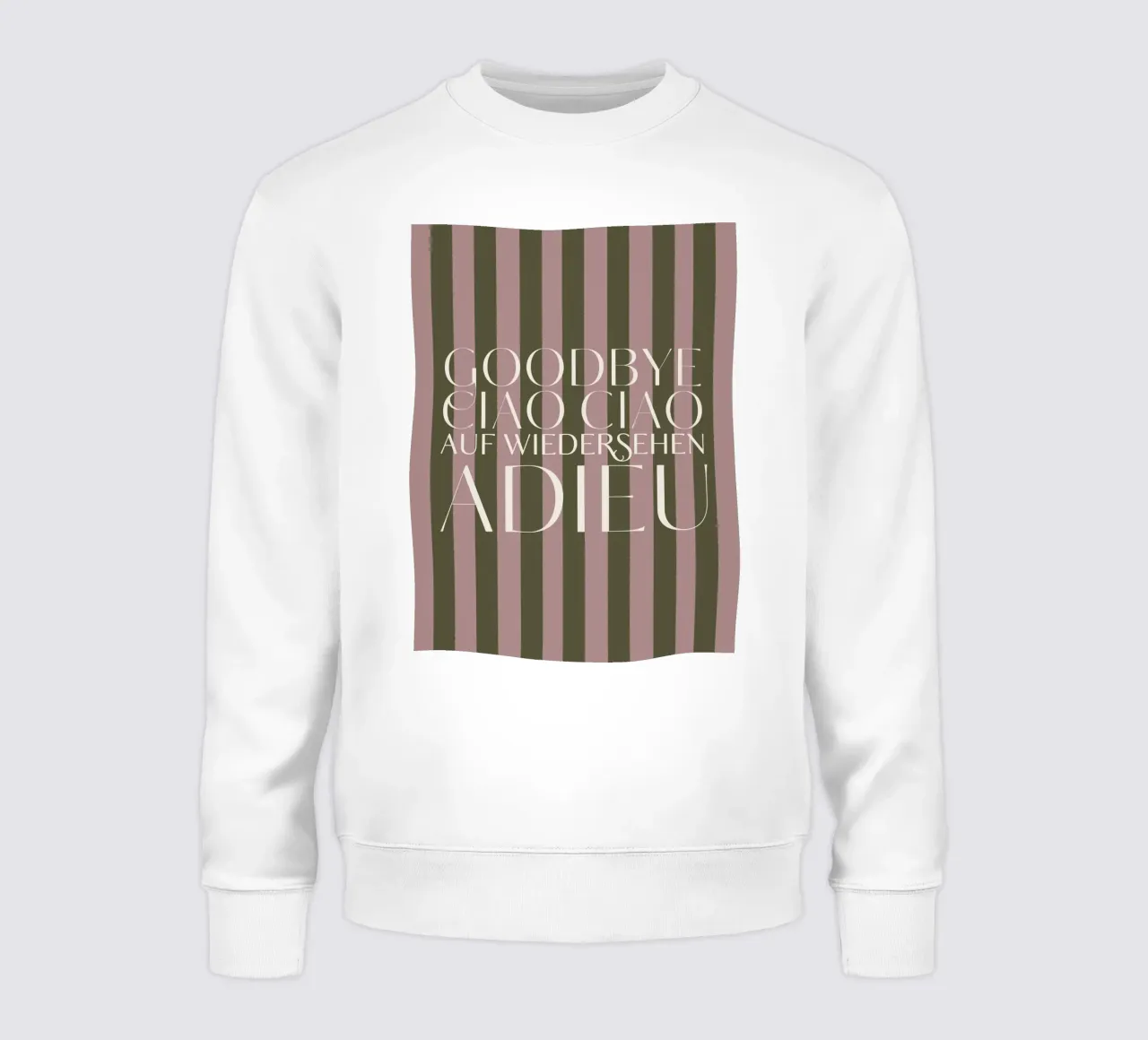 Addio 2025 - Goodbye Ciao Ciao Auf Wiedersehen Adieu felpa da DesigndN Christmassy