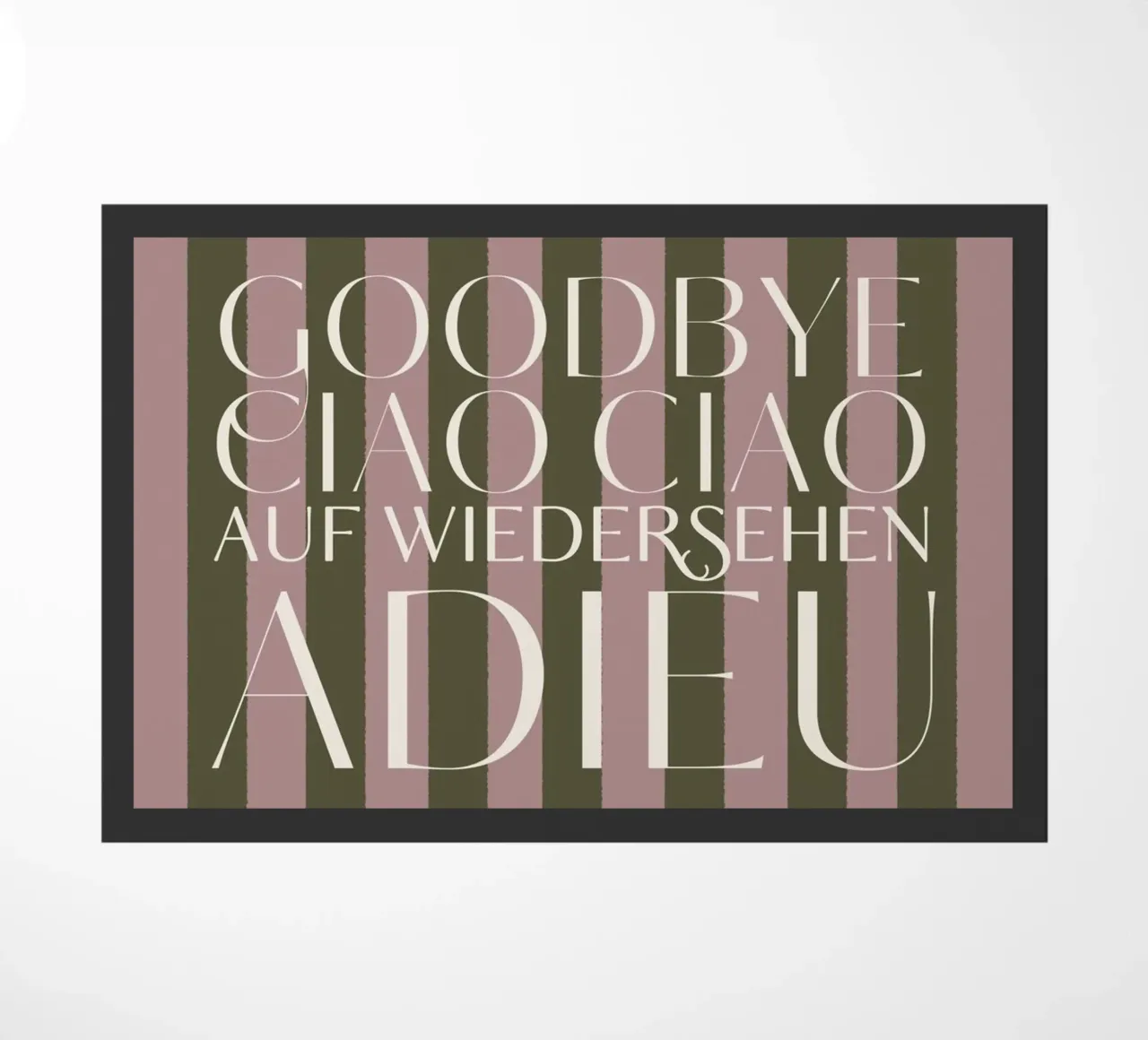 Addio 2025 - Goodbye Ciao Ciao Auf Wiedersehen Adieu zerbino da DesigndN Christmassy