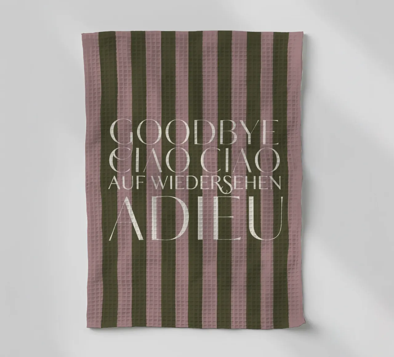 Addio 2025 - Goodbye Ciao Ciao Auf Wiedersehen Adieu canovaccio da cucina da DesigndN Christmassy