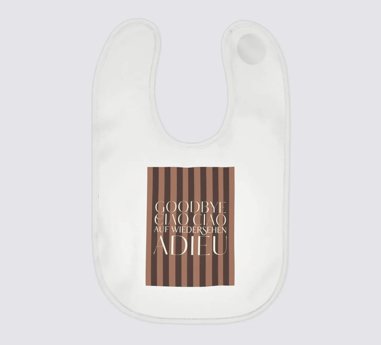 Addio 2025 - Goodbye Ciao Ciao Auf Wiedersehen Adieu bavaglino da DesigndN Christmassy