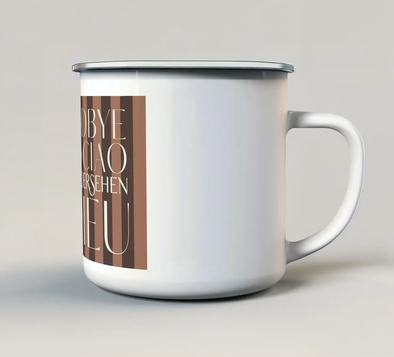 Addio 2025 - Mousse tazza in smalto da DesigndN Christmassy