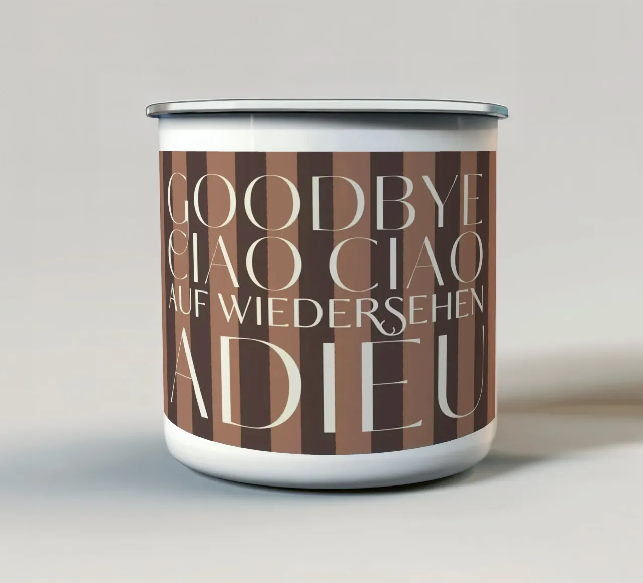 Addio 2025 - Mousse tazza in smalto da DesigndN Christmassy