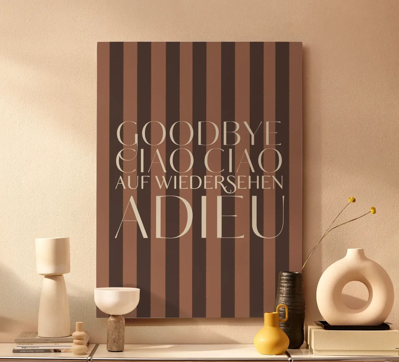 Addio 2025 - Goodbye Ciao Ciao Auf Wiedersehen Adieu pannello forex da DesigndN Christmassy