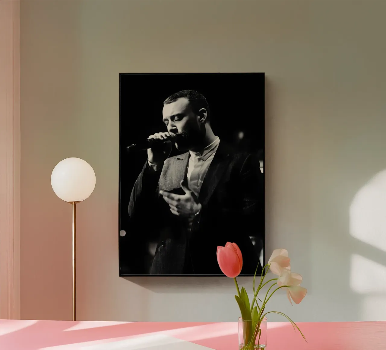Sam Smith acryl van Music Vibes