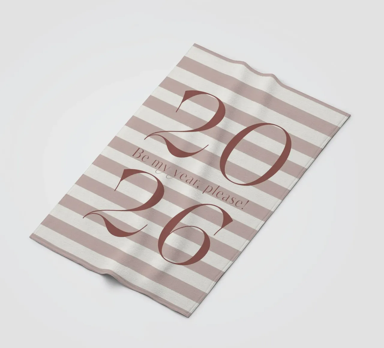2026 Be my year, please! coperta in pile da DesigndN Christmassy