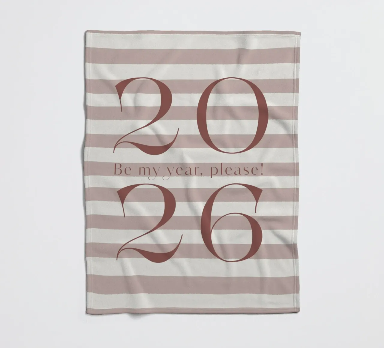 2026 Be my year, please! coperta in pile da DesigndN Christmassy