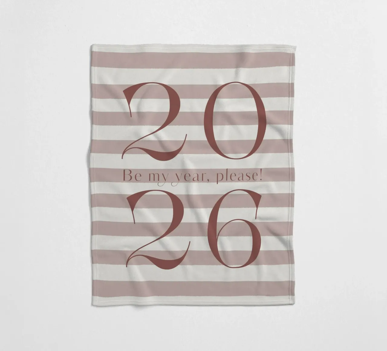 2026 Be my year, please! coperta in pile da DesigndN Christmassy