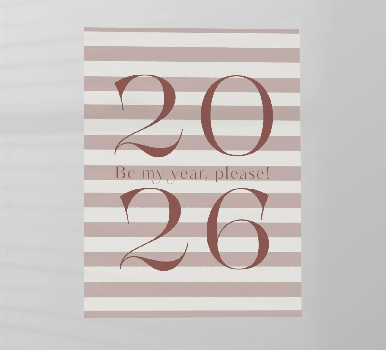 2026 Be my year, please! pellicola backlit da DesigndN Christmassy