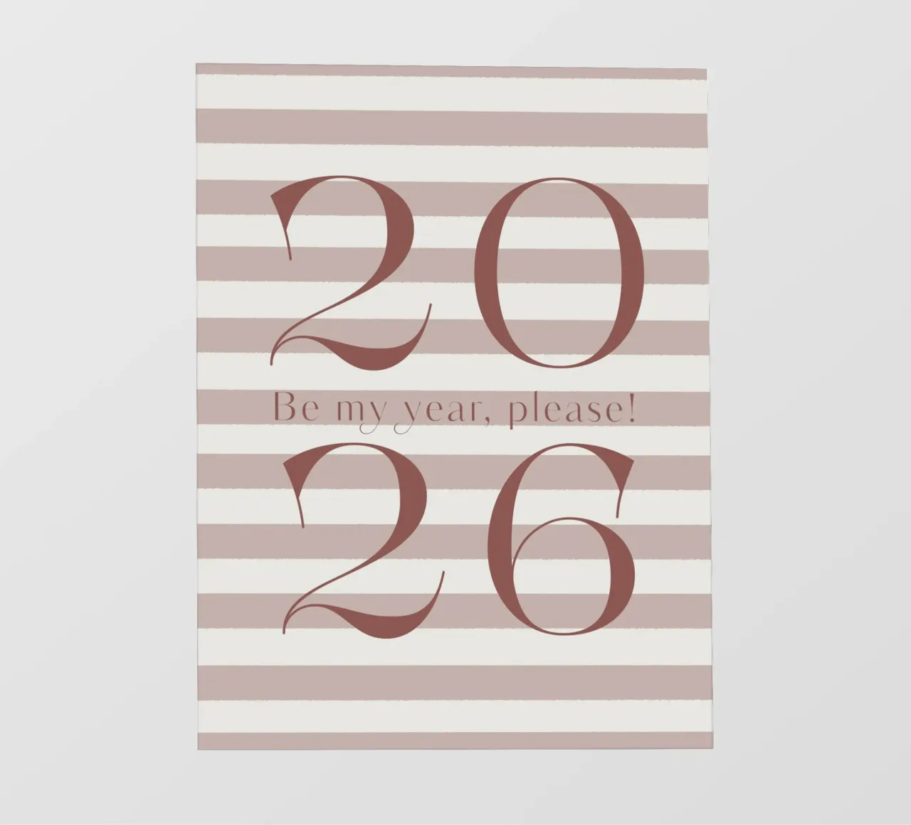 2026 Be my year, please! pellicola backlit da DesigndN Christmassy