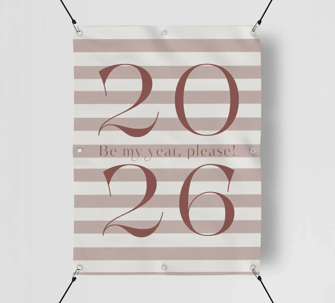 2026 Be my year, please! telo in pvc da DesigndN Christmassy