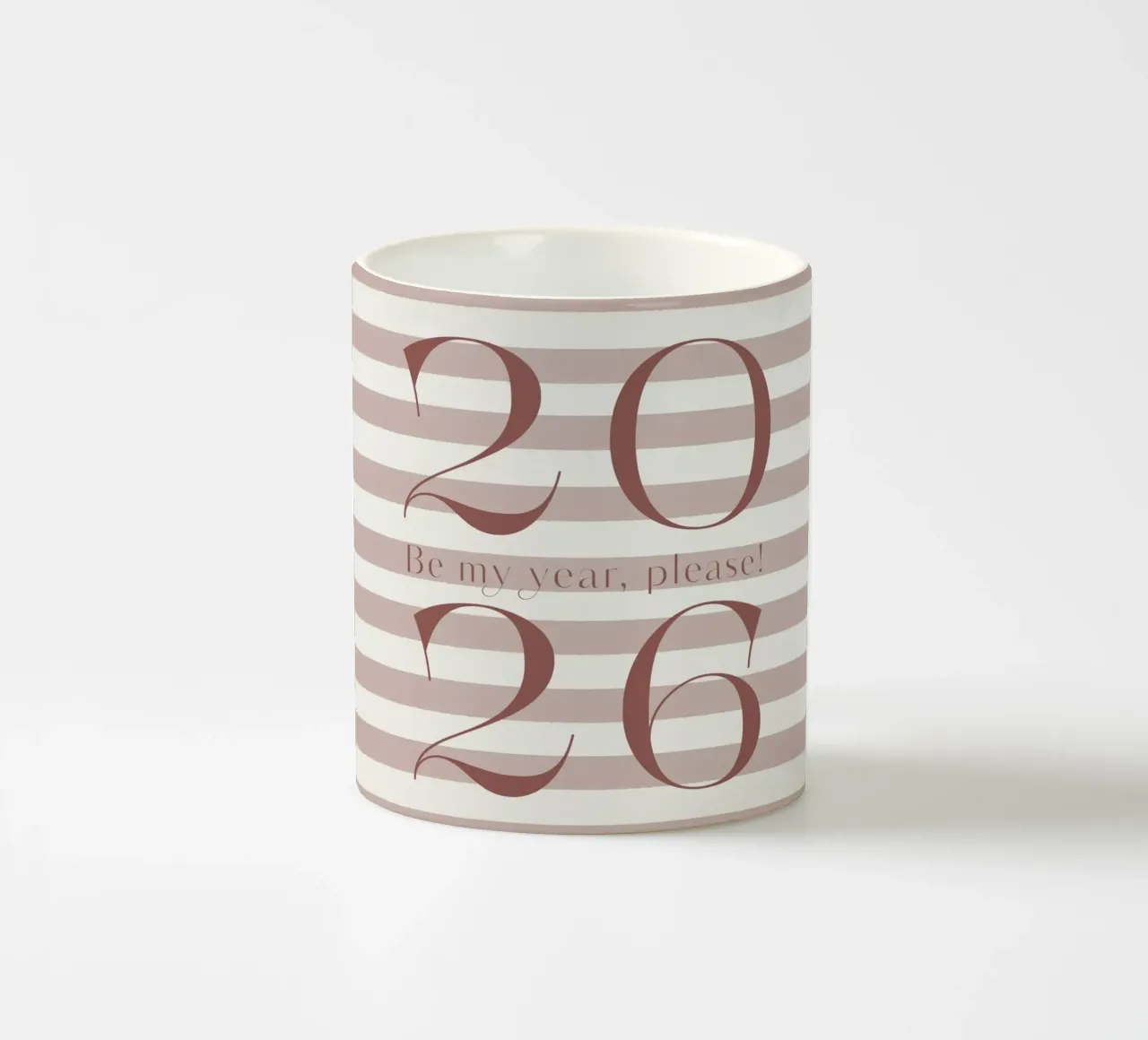 2026 Be my year, please! tazza in ceramica da DesigndN Christmassy