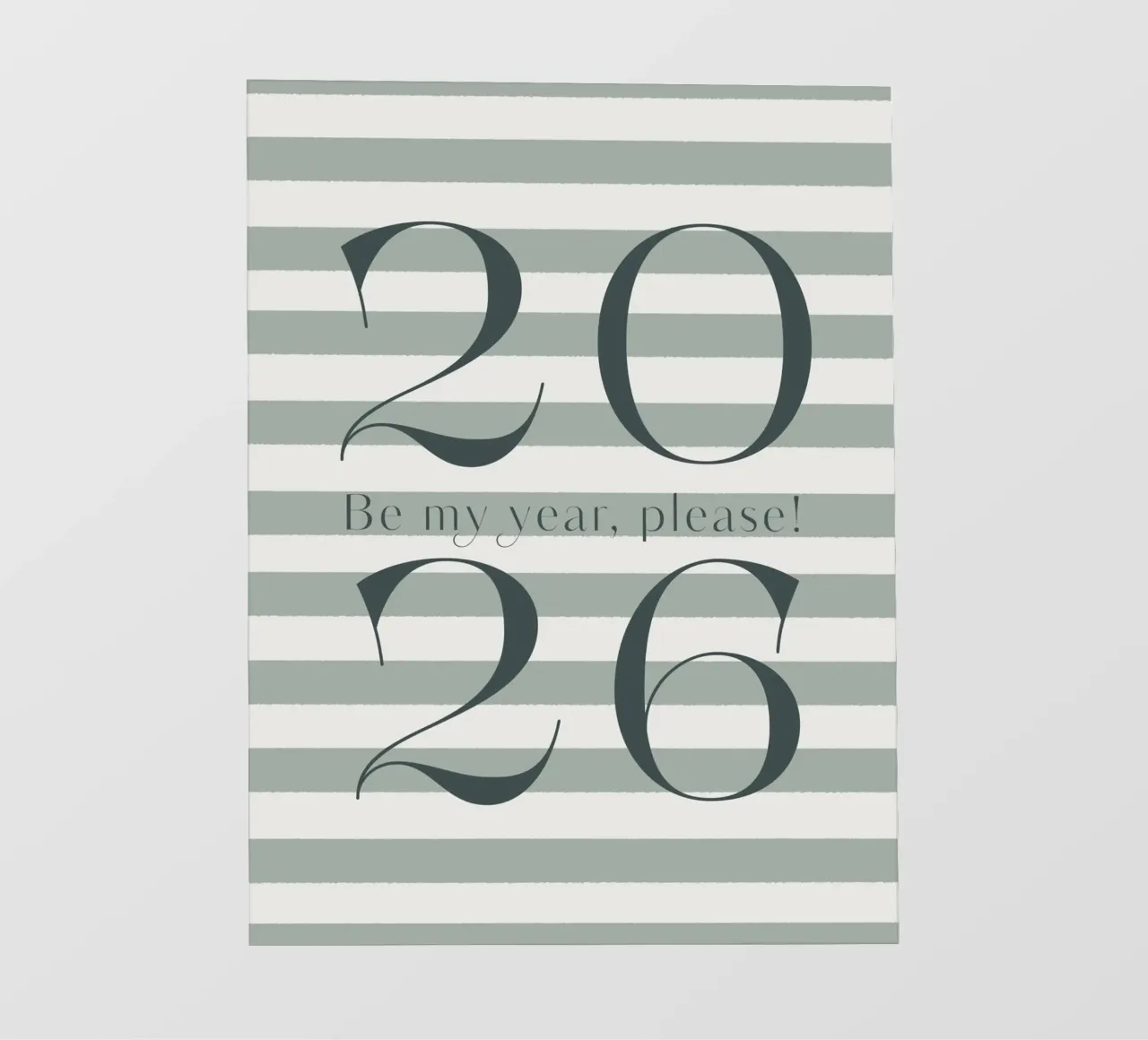 2026 Be my year, please! pellicola backlit da DesigndN Christmassy