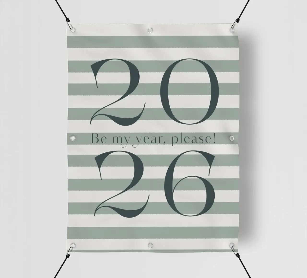 2026 Be my year, please! telo in pvc da DesigndN Christmassy