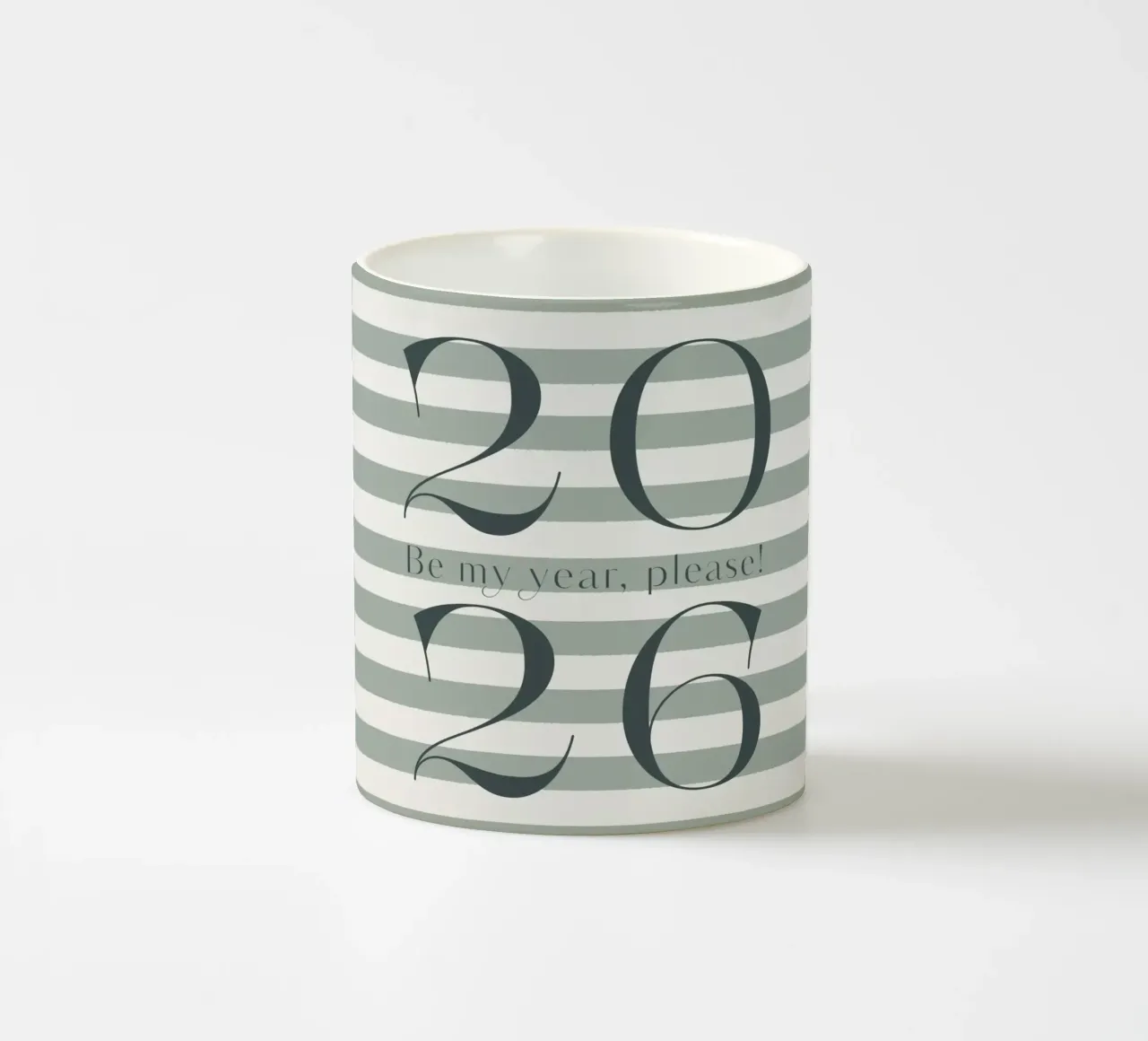 2026 Be my year, please! tazza in ceramica da DesigndN Christmassy