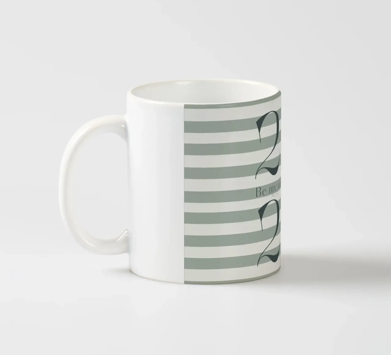 2026 Be my year, please! tazza in ceramica da DesigndN Christmassy