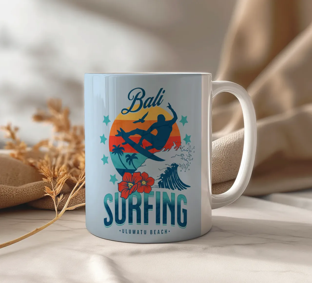 Spiaggia di Bali Uluwatu tazza in ceramica da Gunawan Rb