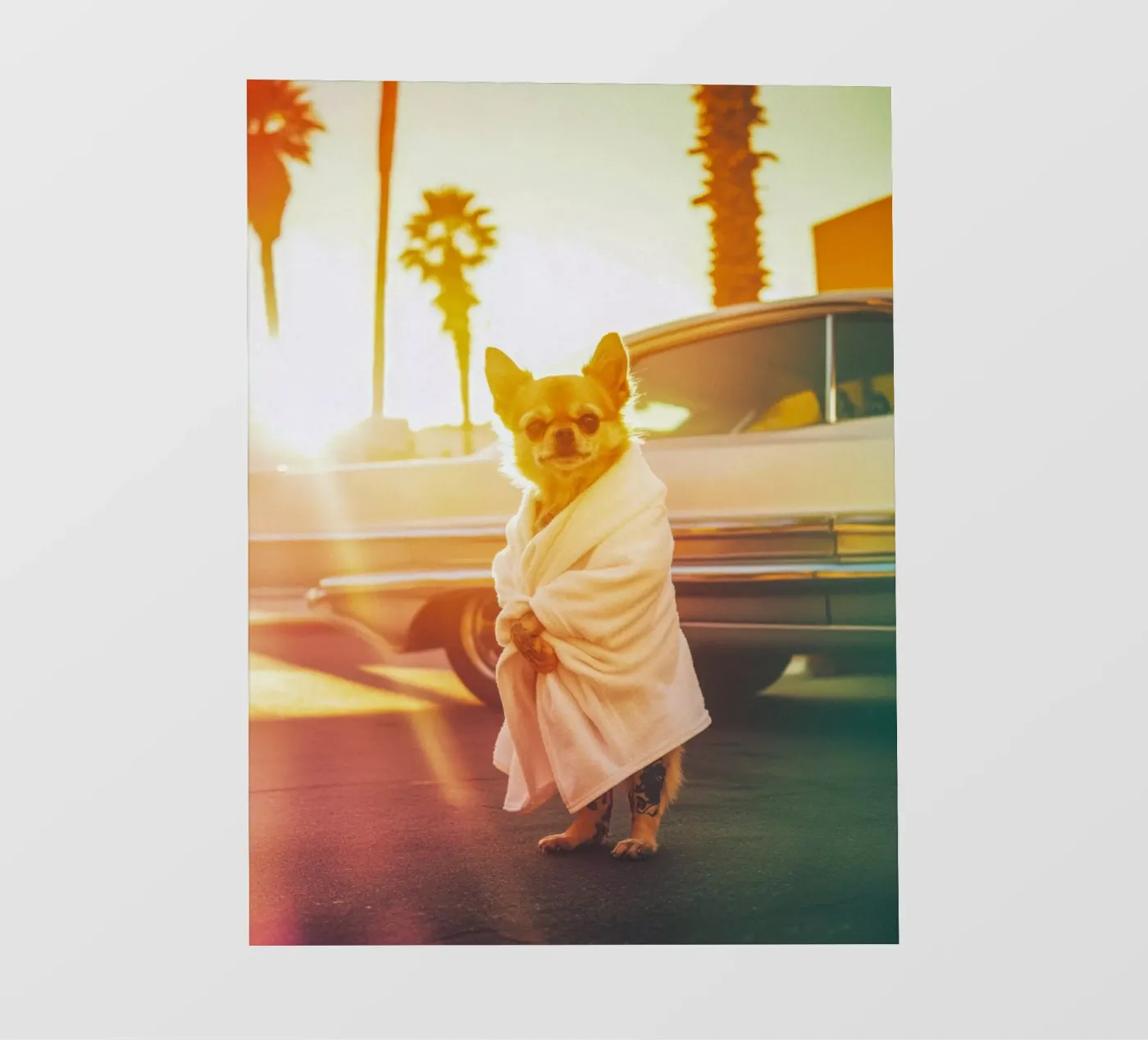 Kai fotobehang van Affiches Chien Originales – Dogland
