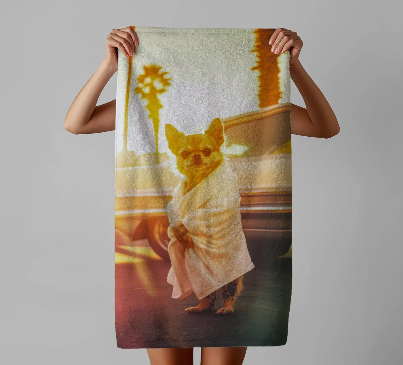 Kai Handtuch von Affiches Chien Originales – Dogland