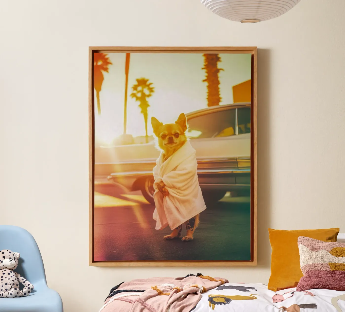 Kai canvas by Affiches Chien Originales – Dogland