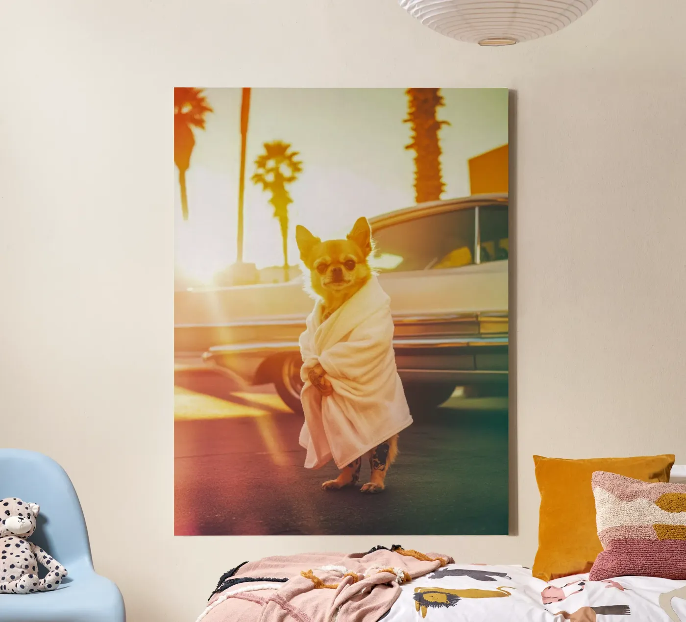 Kai canvas van Affiches Chien Originales – Dogland