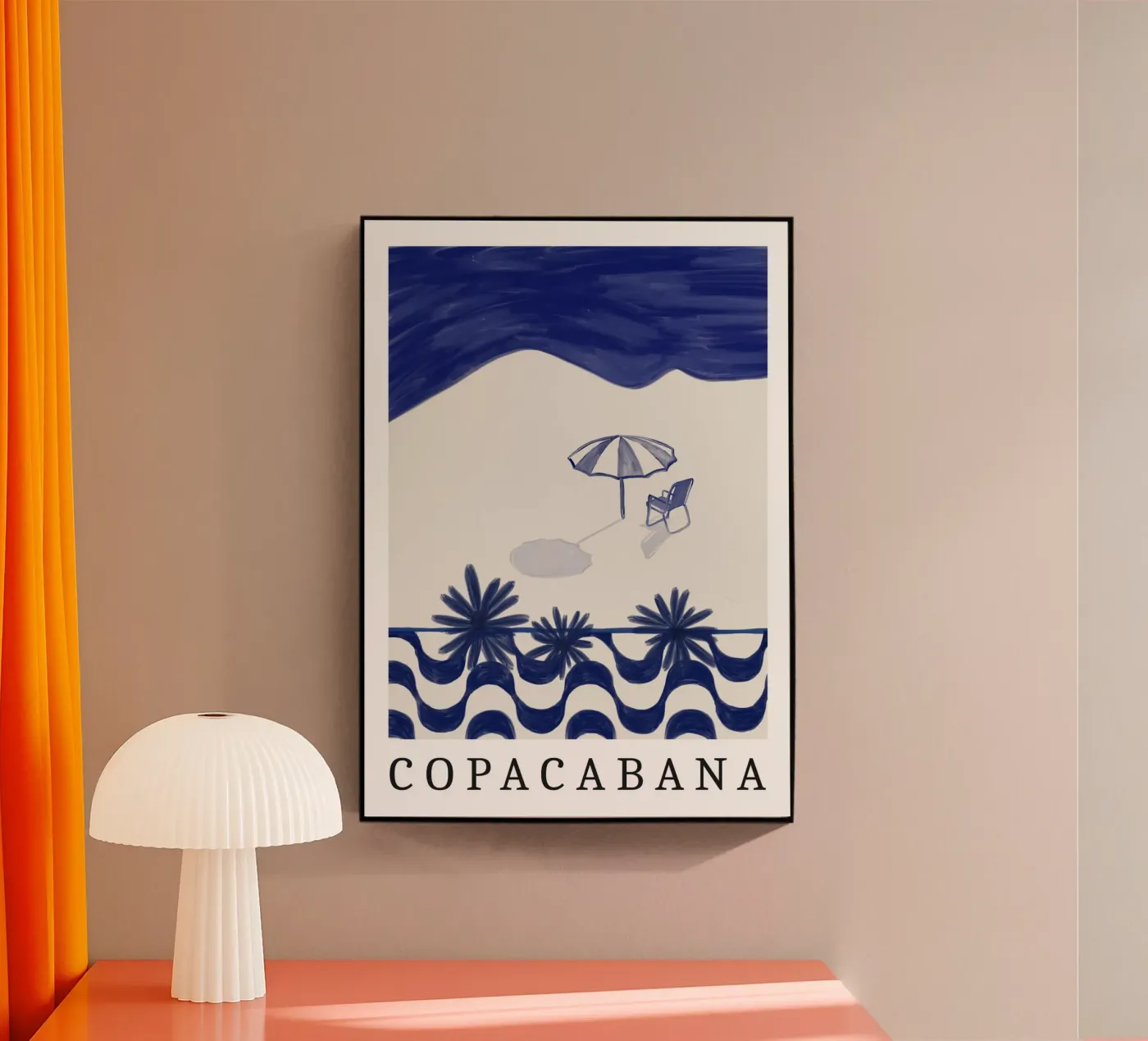 Copacabana acrylic glass by artesutileco
