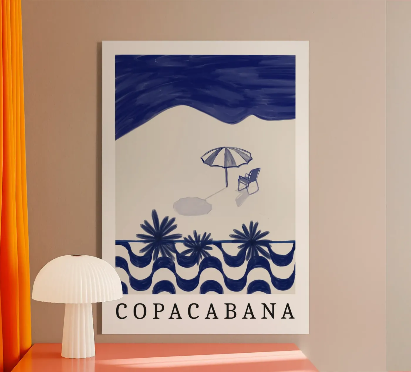 Copacabana acrylic glass by artesutileco