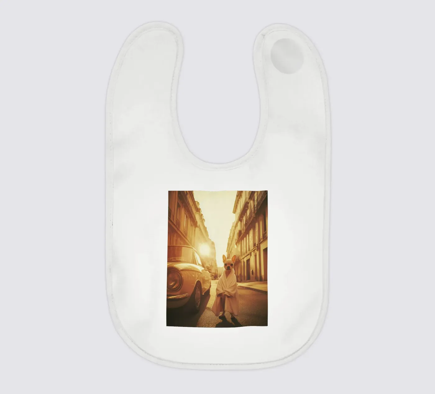 Sacha baby bib by Affiches Chien Originales – Dogland