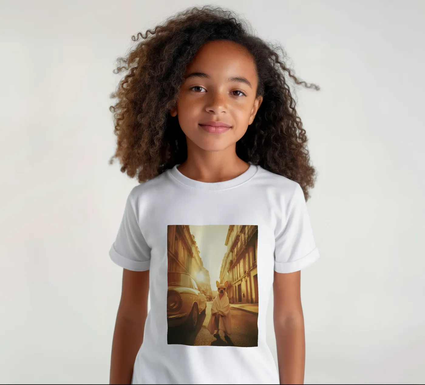 Sacha kinder t-shirt van Affiches Chien Originales – Dogland