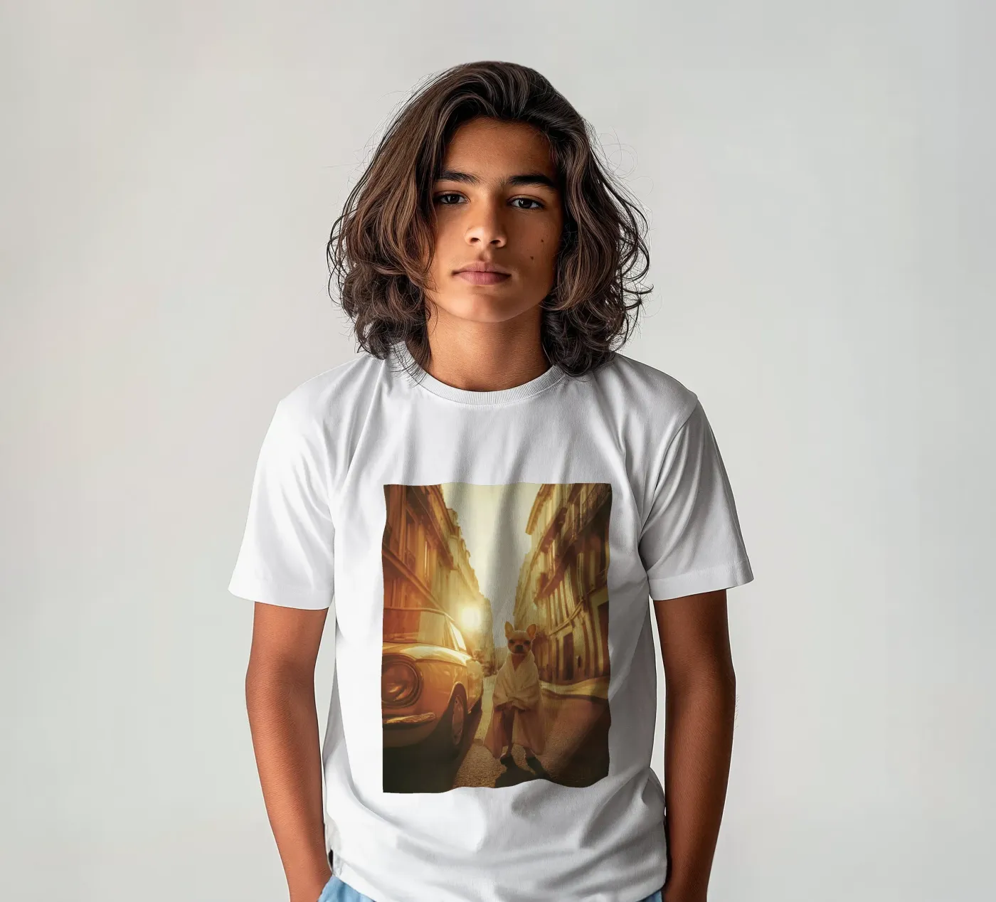 Sacha t-shirt bambini da Affiches Chien Originales – Dogland