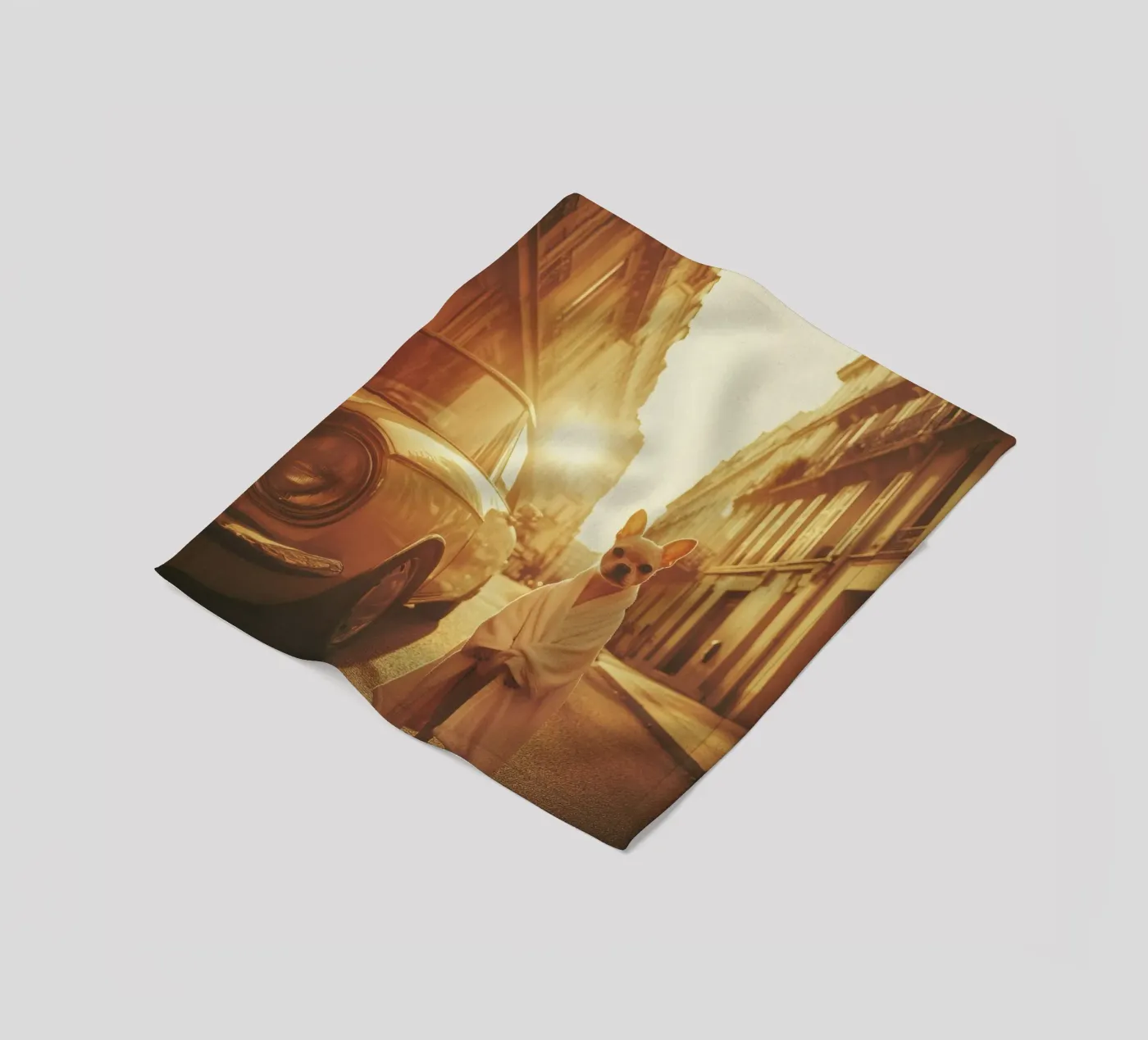 Sacha Fleecedecke von Affiches Chien Originales – Dogland