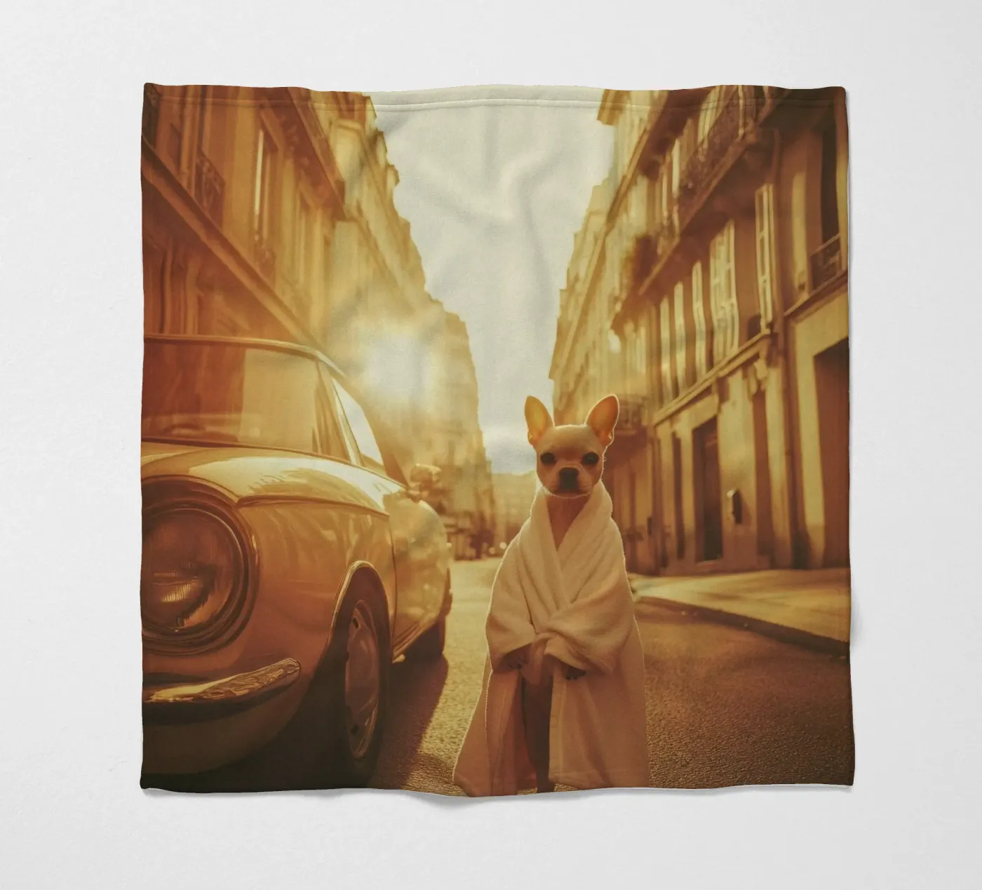 Sacha Fleecedecke von Affiches Chien Originales – Dogland