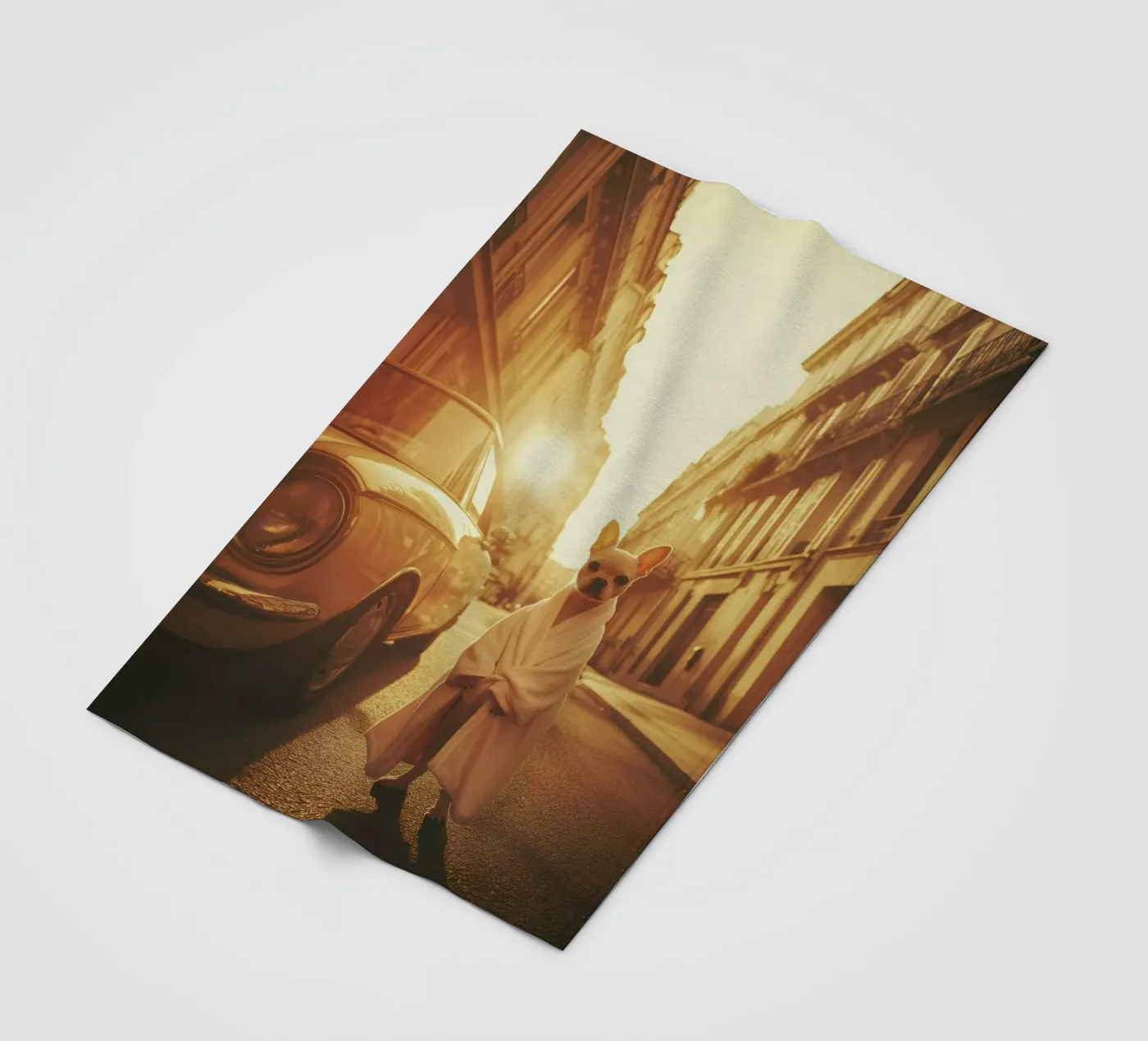 Sacha Fleecedecke von Affiches Chien Originales – Dogland