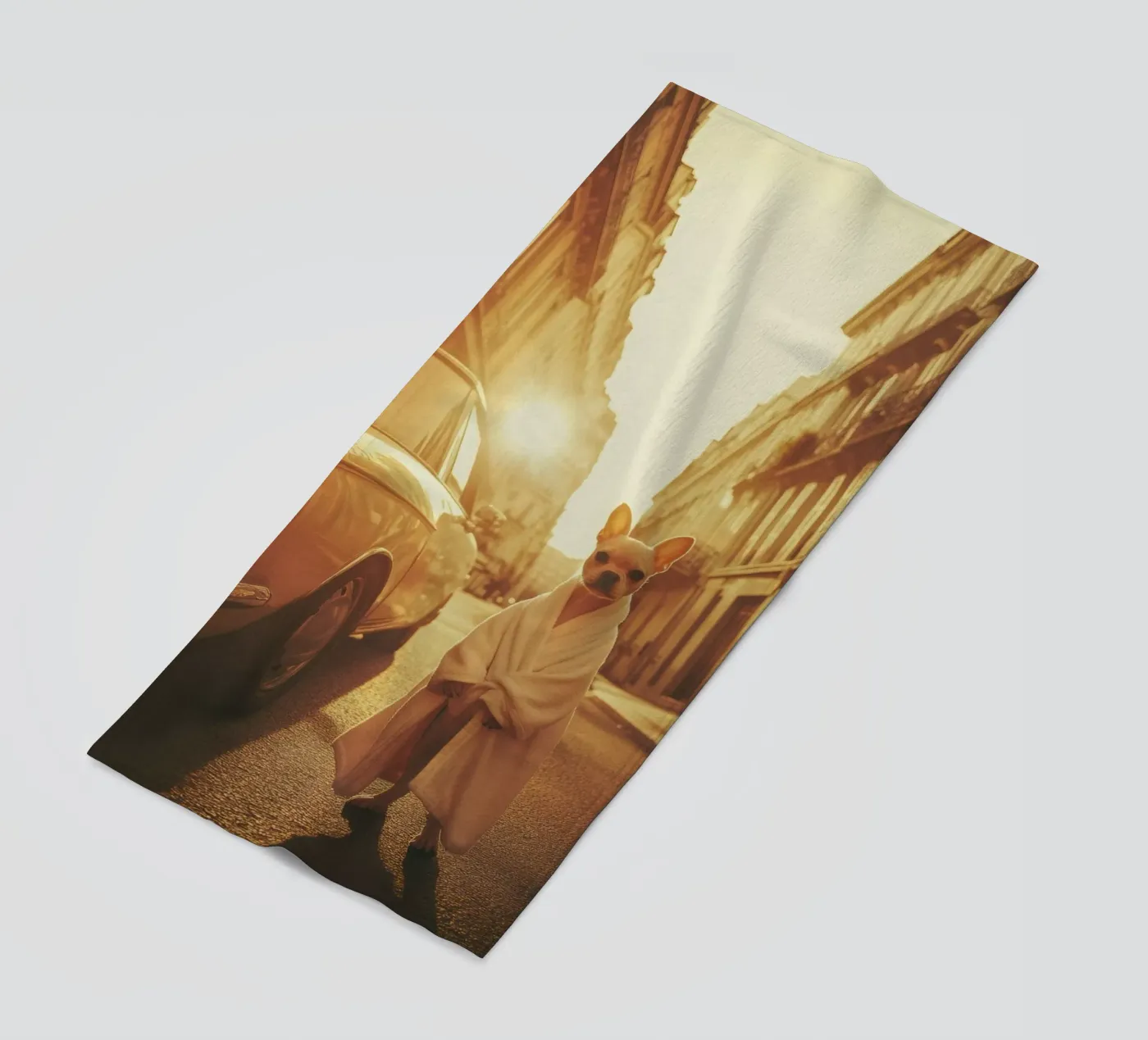 Sacha Strandtuch von Affiches Chien Originales – Dogland