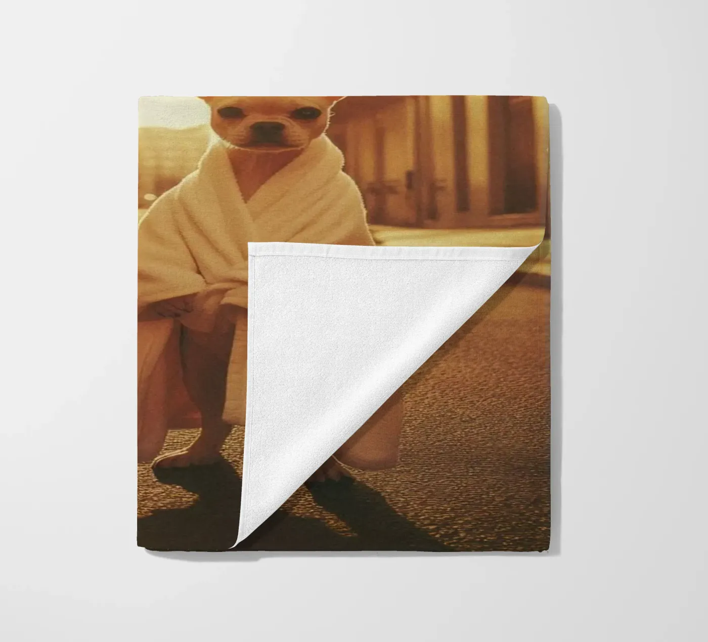 Sacha Strandtuch von Affiches Chien Originales – Dogland