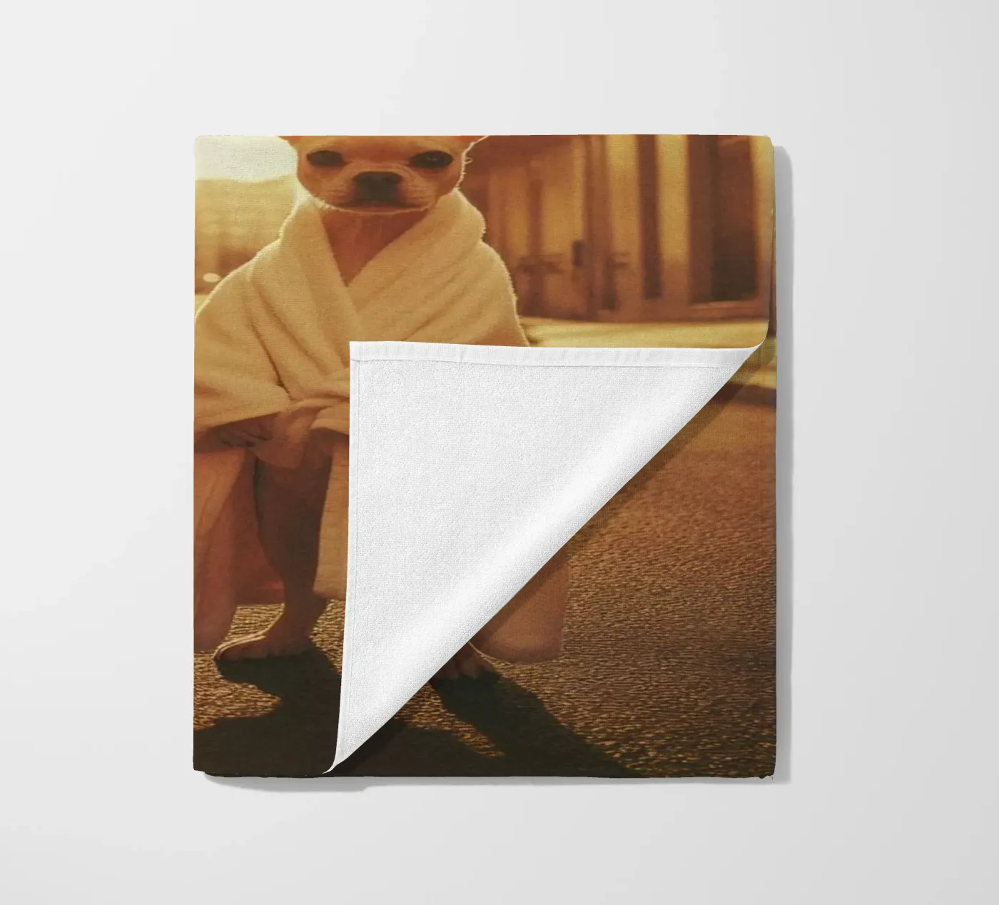 Sacha beach towel by Affiches Chien Originales – Dogland
