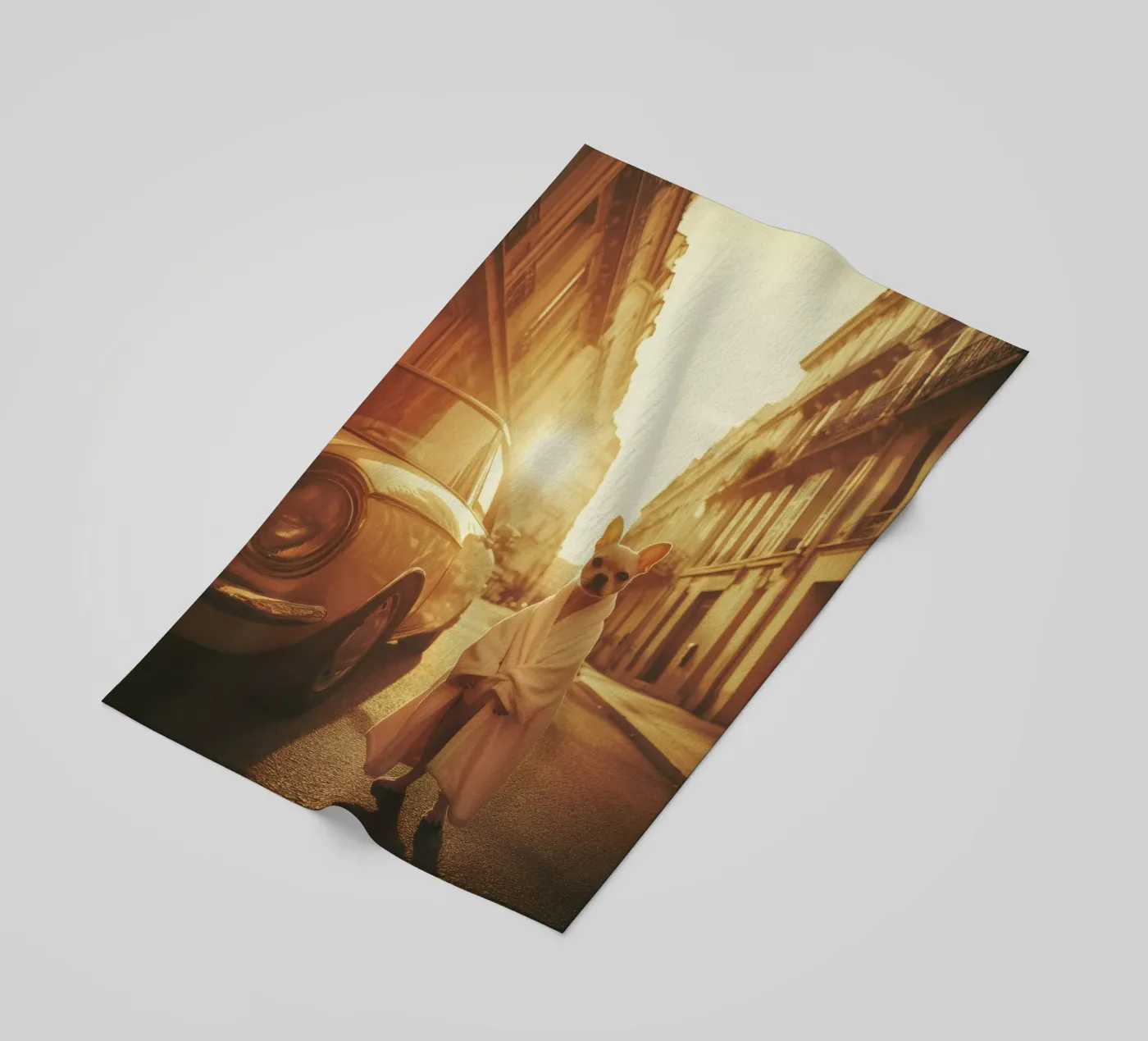 Sacha Strandtuch von Affiches Chien Originales – Dogland