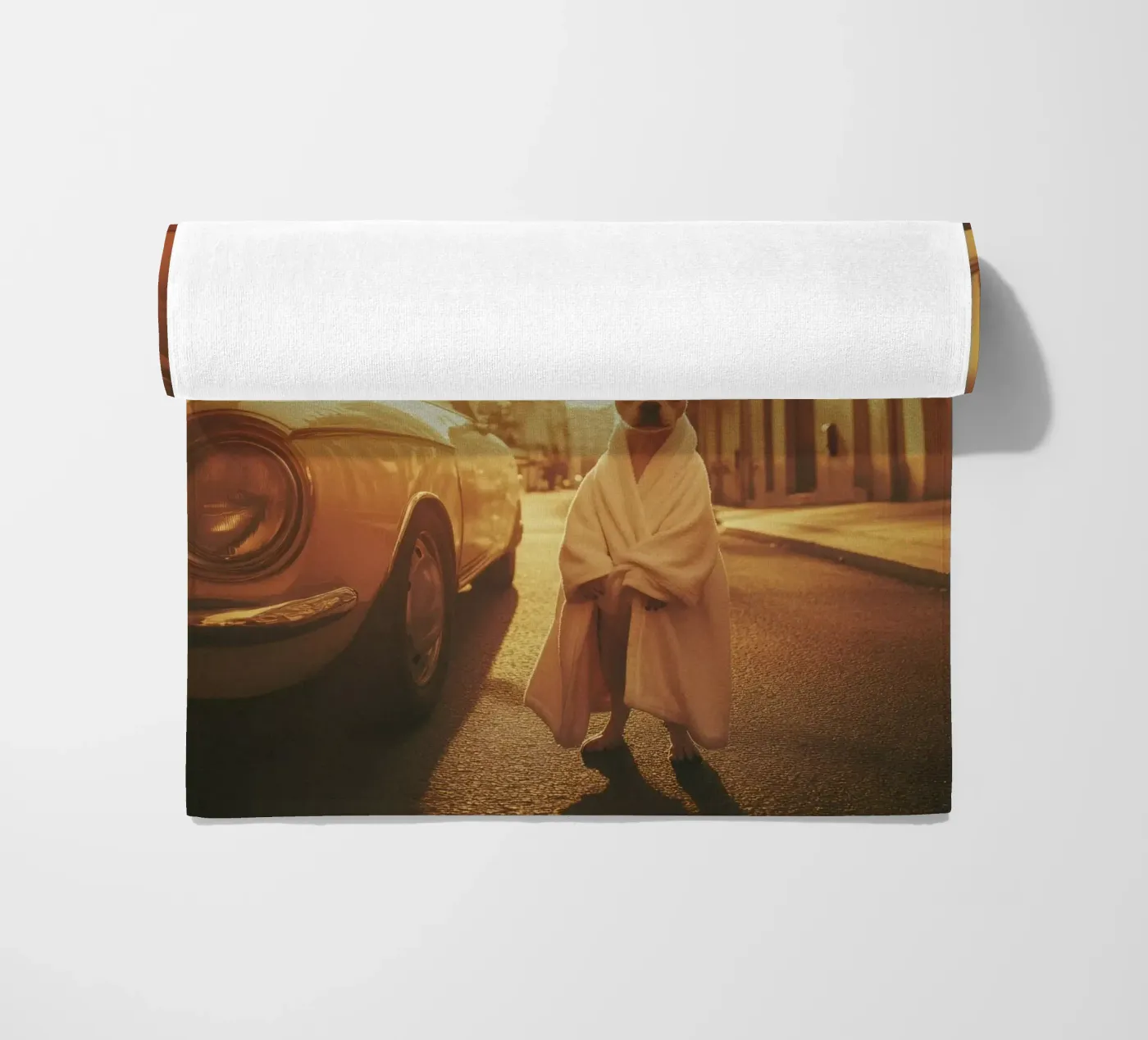 Sacha Strandtuch von Affiches Chien Originales – Dogland