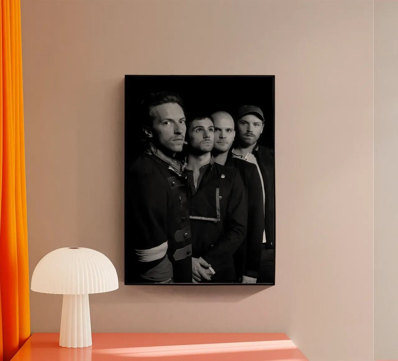 Coldplay plexiglass da Music Vibes