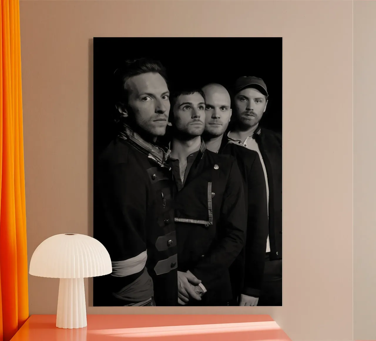 Coldplay plexiglass da Music Vibes