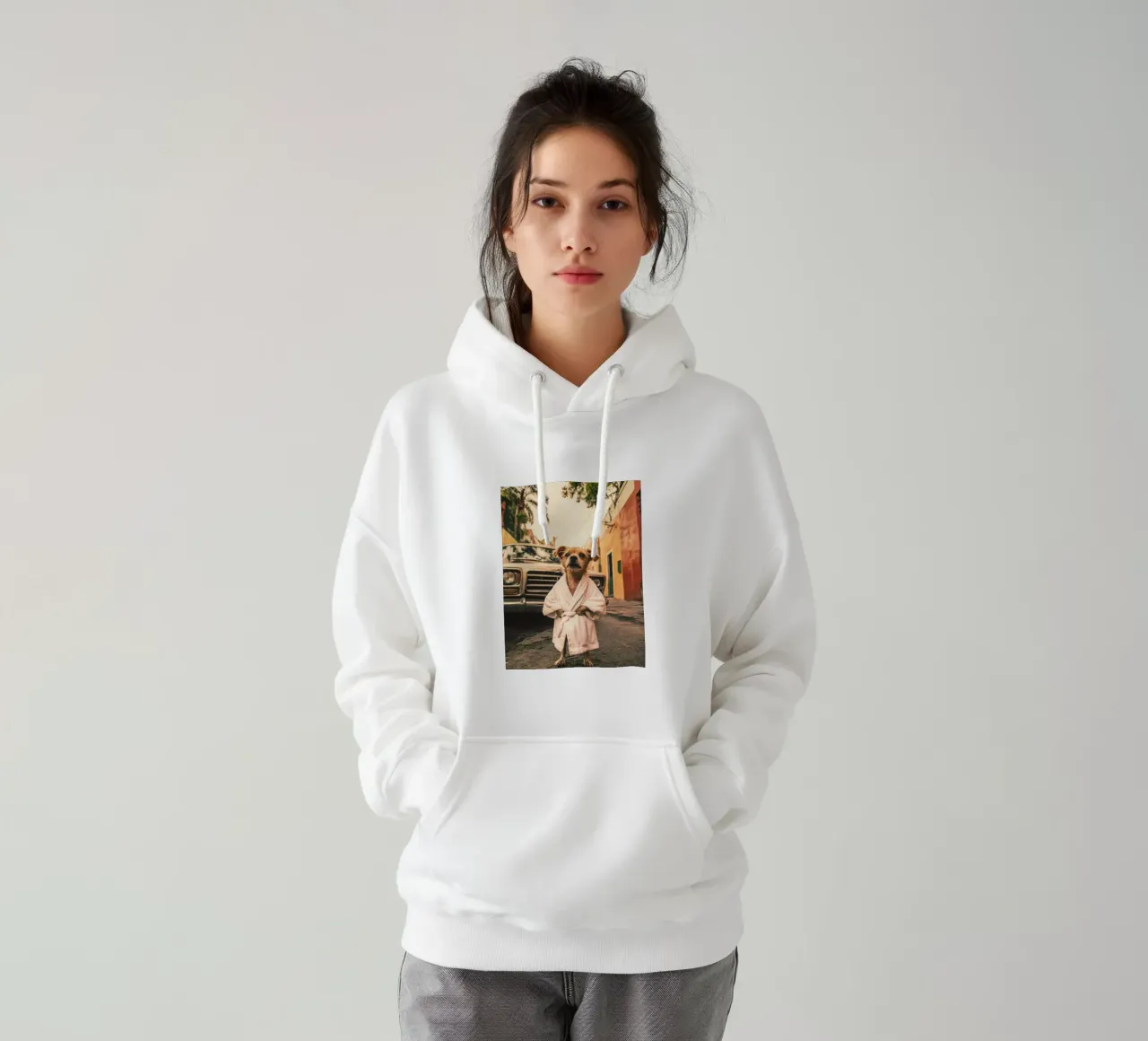 Axel felpa con cappuccio da Affiches Chien Originales – Dogland