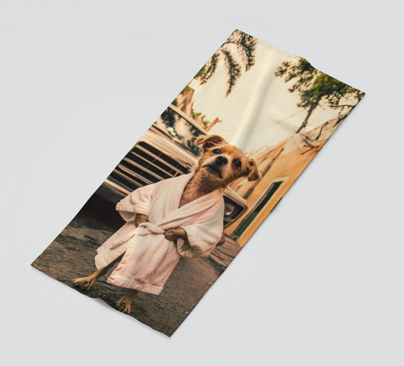 Axel strandhanddoek van Affiches Chien Originales – Dogland