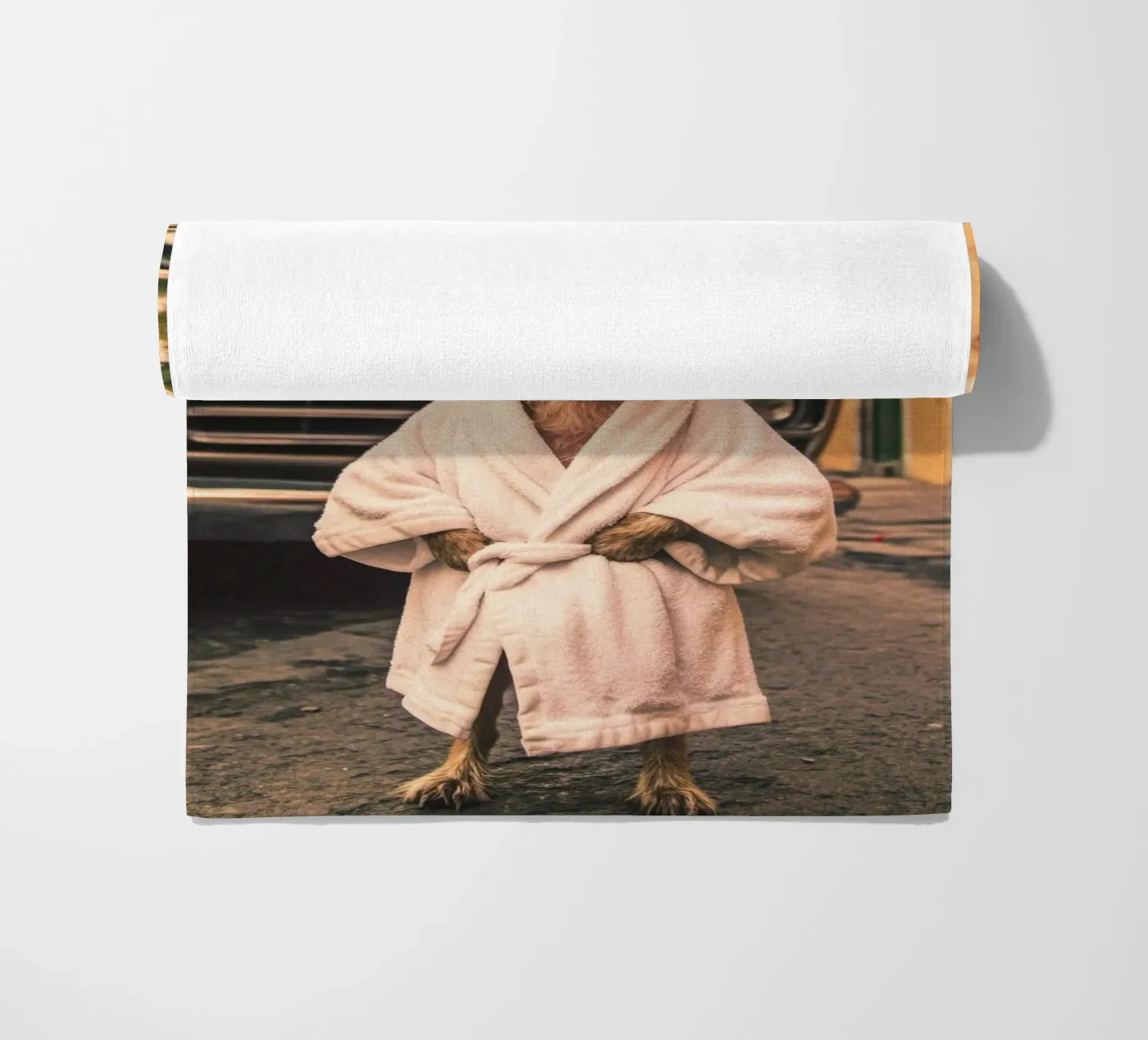 Axel strandhanddoek van Affiches Chien Originales – Dogland