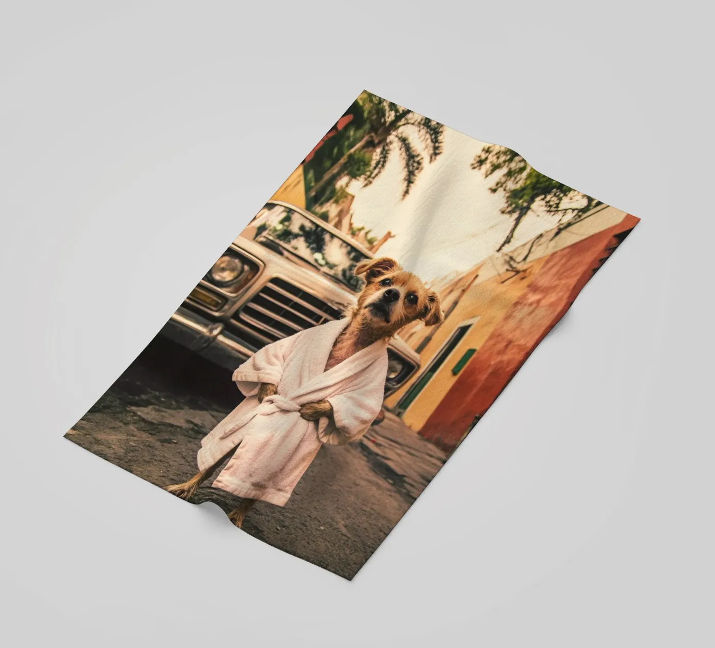 Axel strandhanddoek van Affiches Chien Originales – Dogland