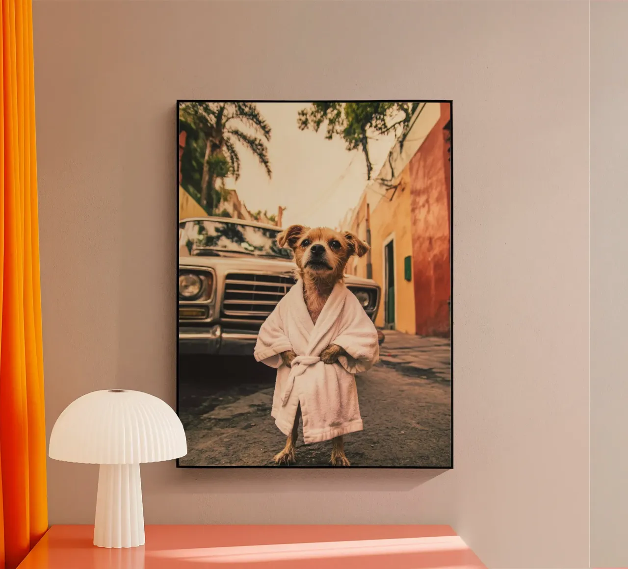 Axel acryl van Affiches Chien Originales – Dogland